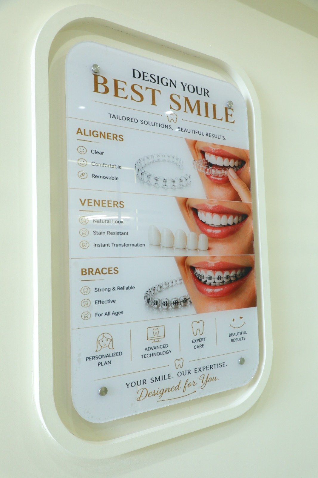 Comfortable dental chair setup